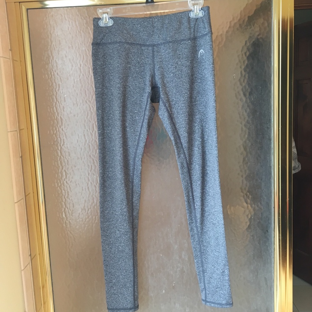 HEAD brand heather gray leggings
